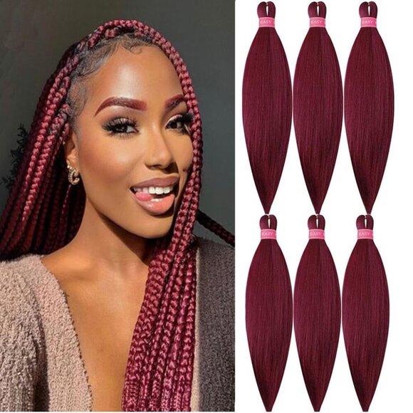 Pre Stretched Braiding Hair Extension Synthetic Soft Prestretched Braids Hair fo - Picture 1 of 7